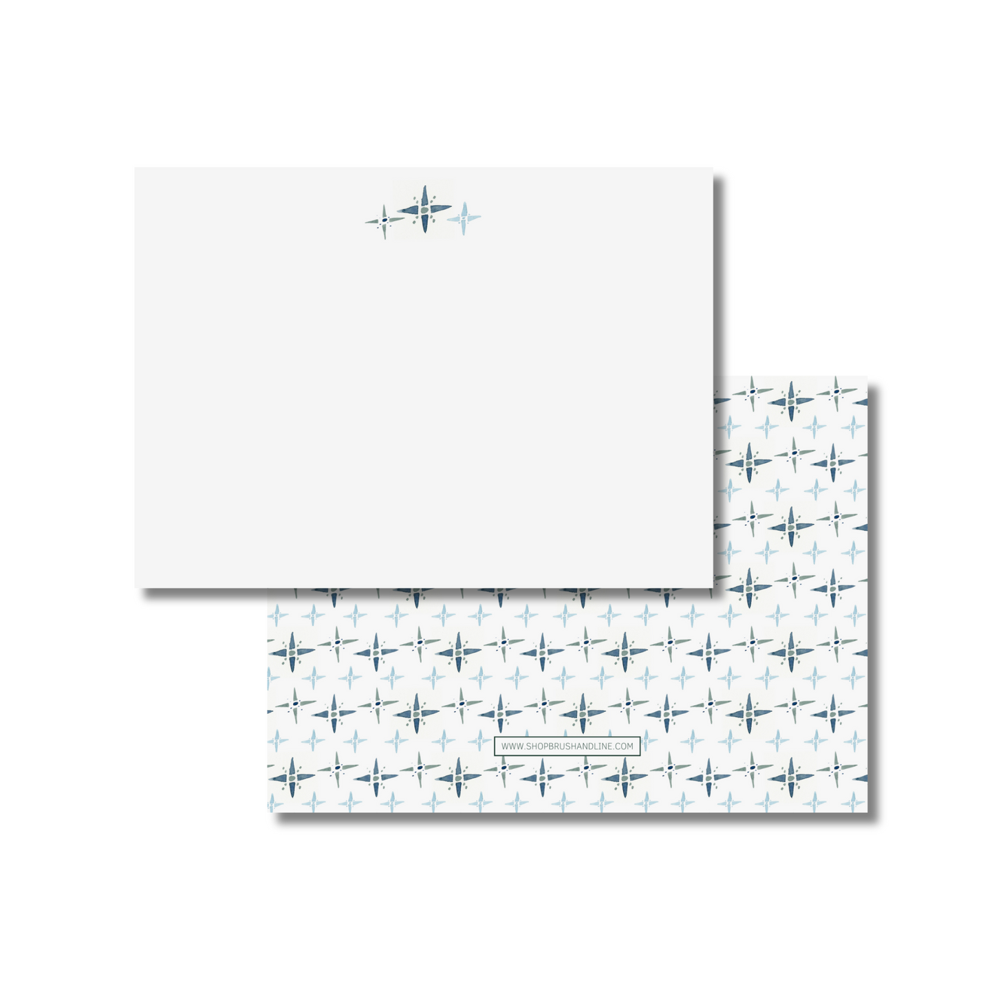 stars flat note cards (set of 20)