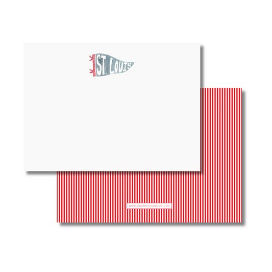 st. louis flat note cards (set of 20)