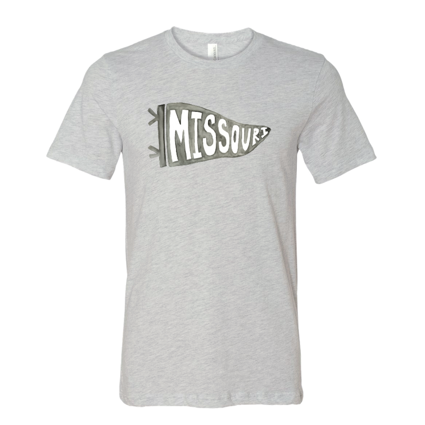adult missouri flag t-shirt