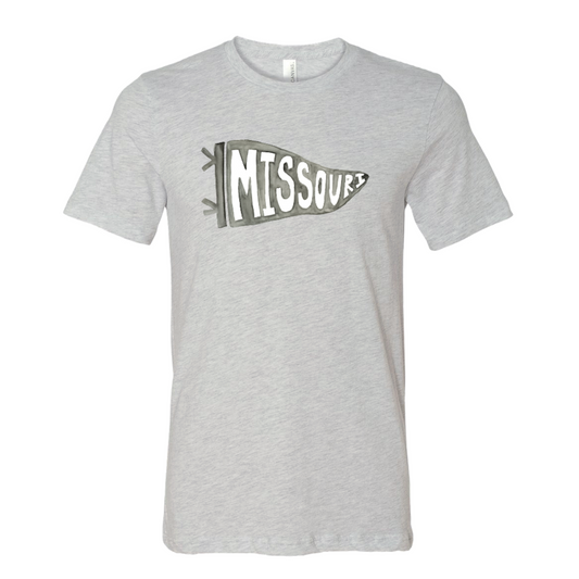 adult missouri flag t-shirt