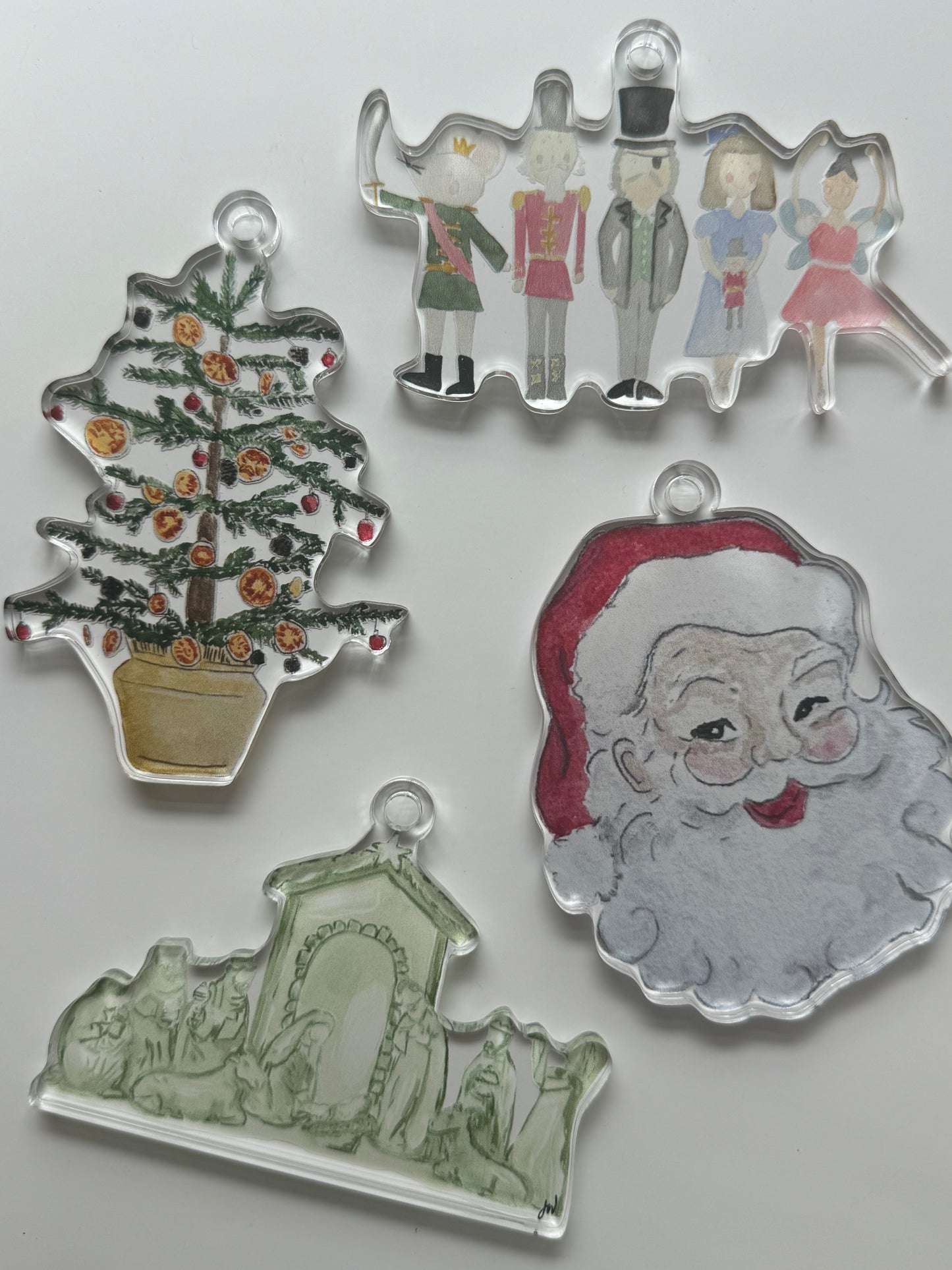 tree acrylic ornament