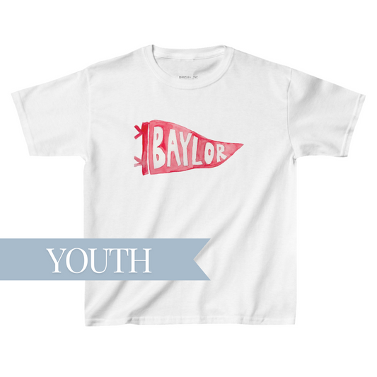 youth baylor flag t-shirt