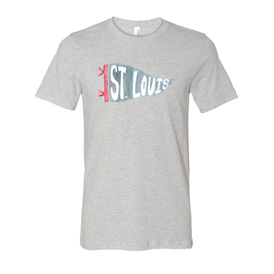 adult st. louis flag t-shirt