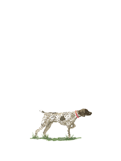 Hunting Dog Tea Towel