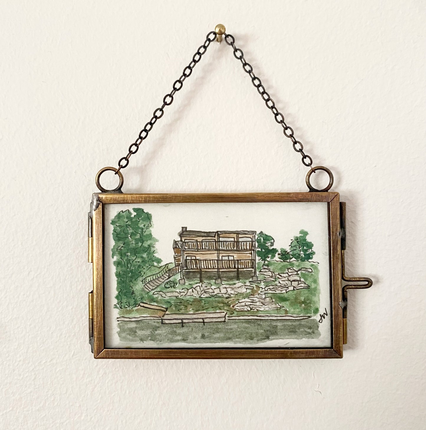 hanging frame (ornament)