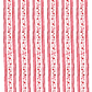 red scallop tea towel