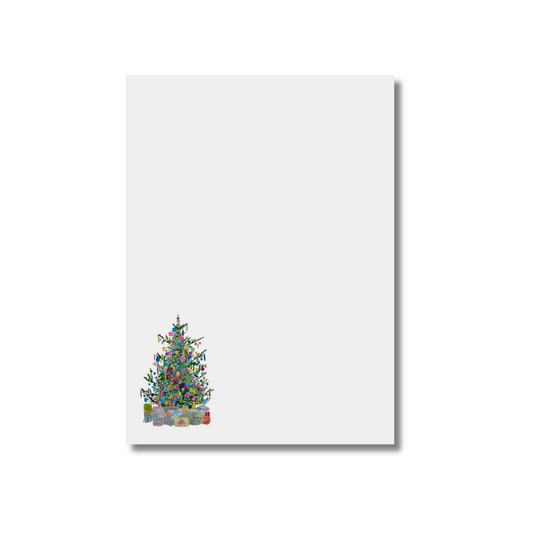 vintage tree notepad