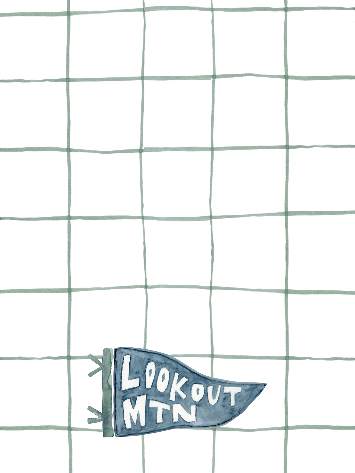 lookout pennant tea towel