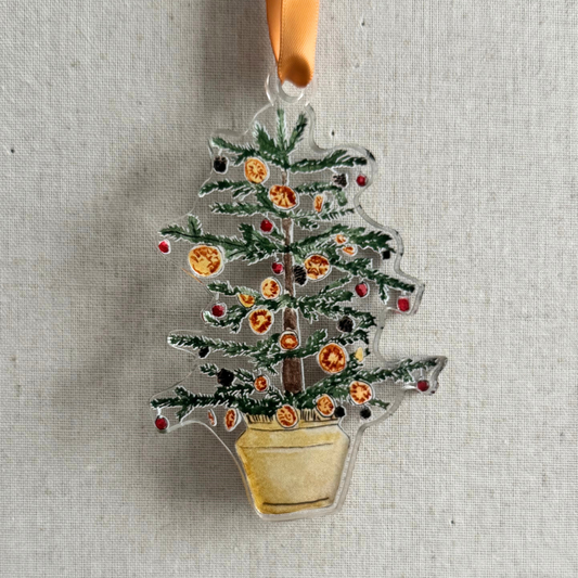 tree acrylic ornament