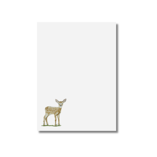 baby deer notepad