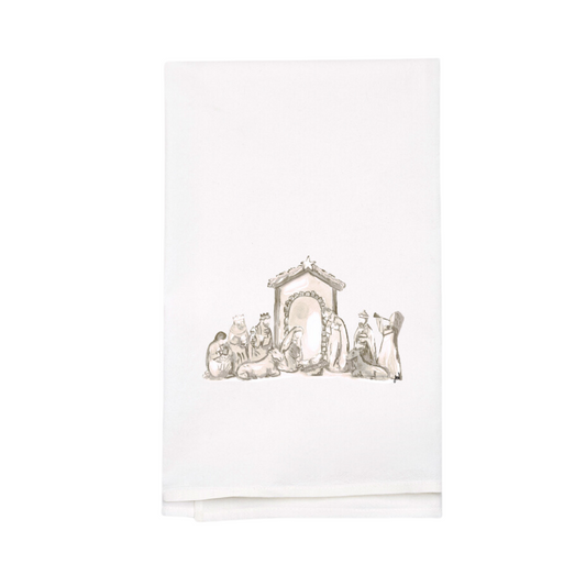 Nativity Tea Towel