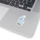 blue bunny sticker