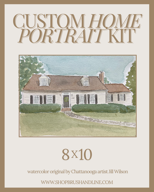 8x10 Custom Home Portrait KIT