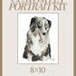 8x10 Custom Pet Portrait KIT