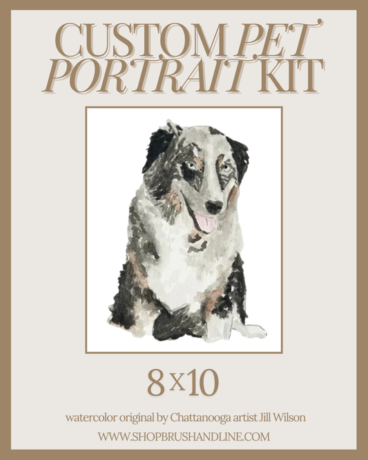 8x10 Custom Pet Portrait KIT