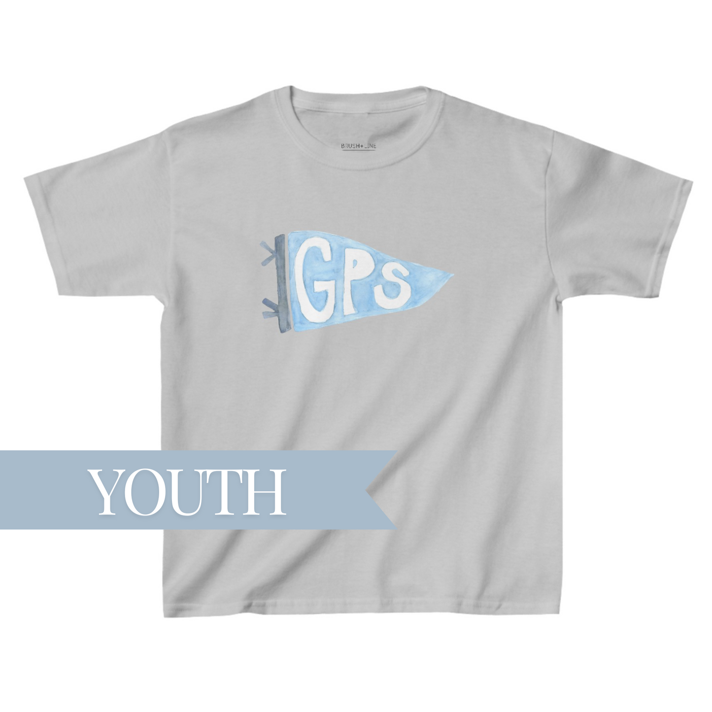 youth GPS flag t-shirt