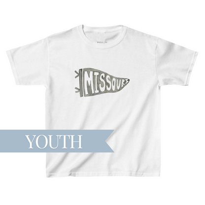 youth missouri flag t-shirt