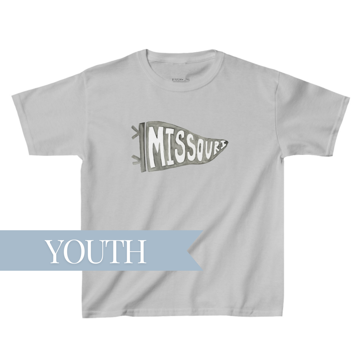 youth missouri flag t-shirt